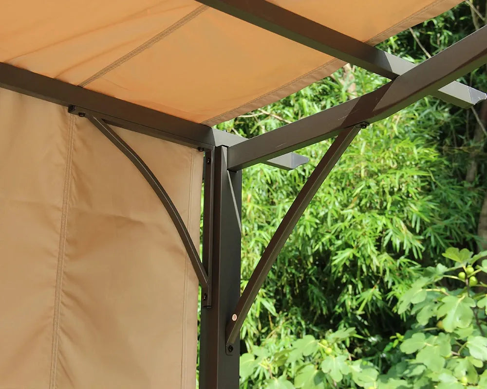 Image of San Remo Pergola Gazebo - Mocha