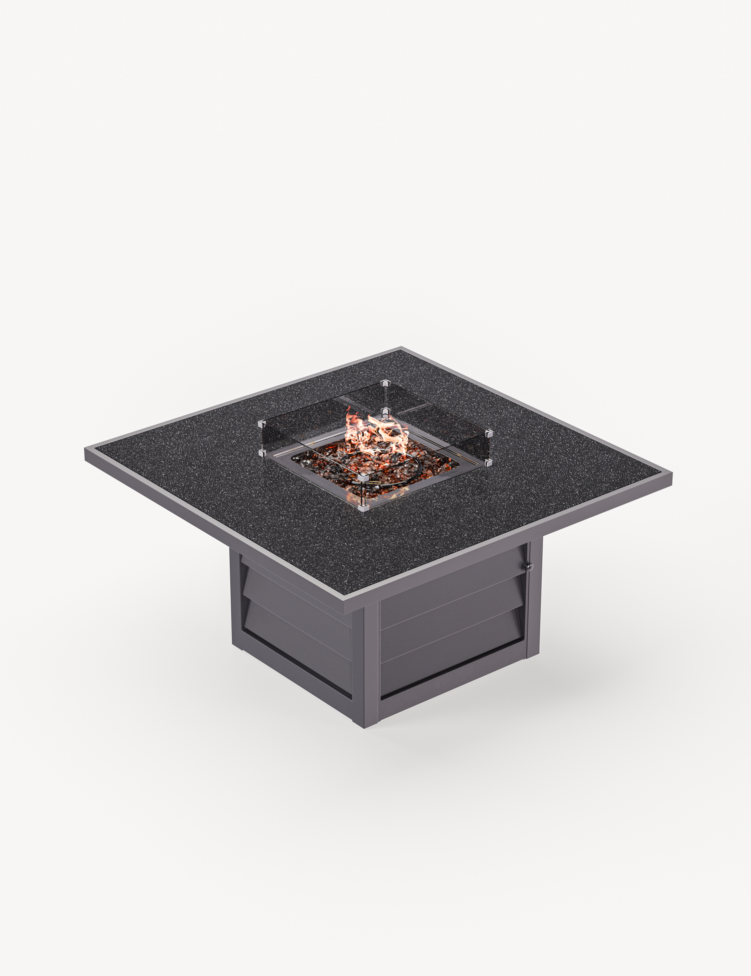 Mayfair Corner Lounging Set with Fire Pit Table and 2 Benches