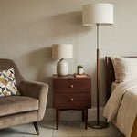 Scandinavian Walnut Oslo Bedside Table
