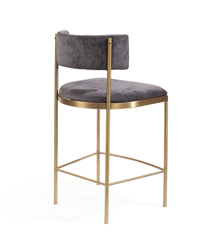 Image of Envie II Counter Stool - Giselle Dark Charcoal