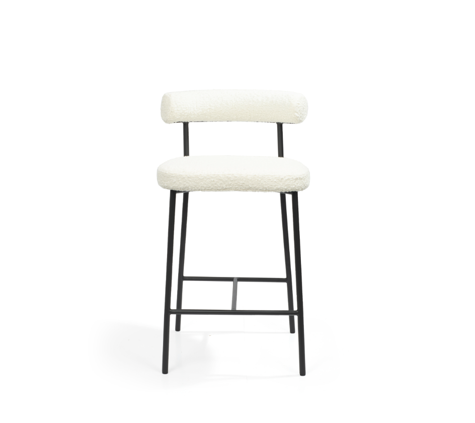 Image of Alita Stool - Chex Bouclé Polar