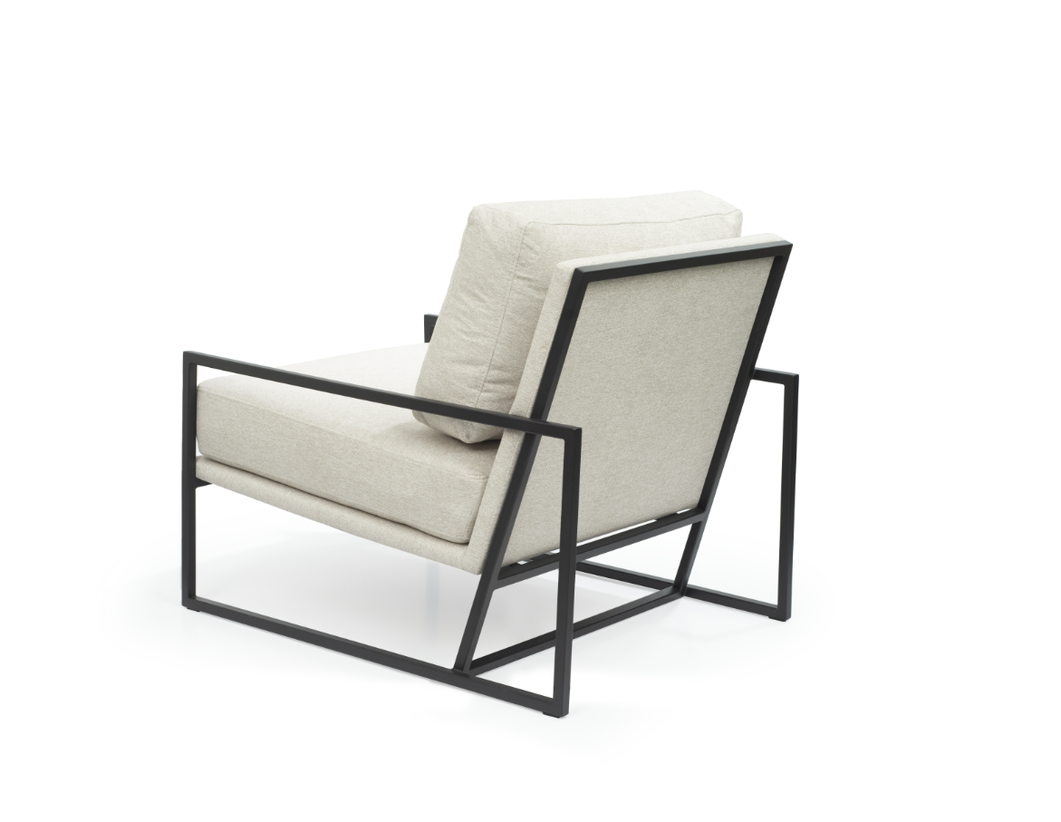 Image of Newell Lounge Chair - Avery Velour Cream
