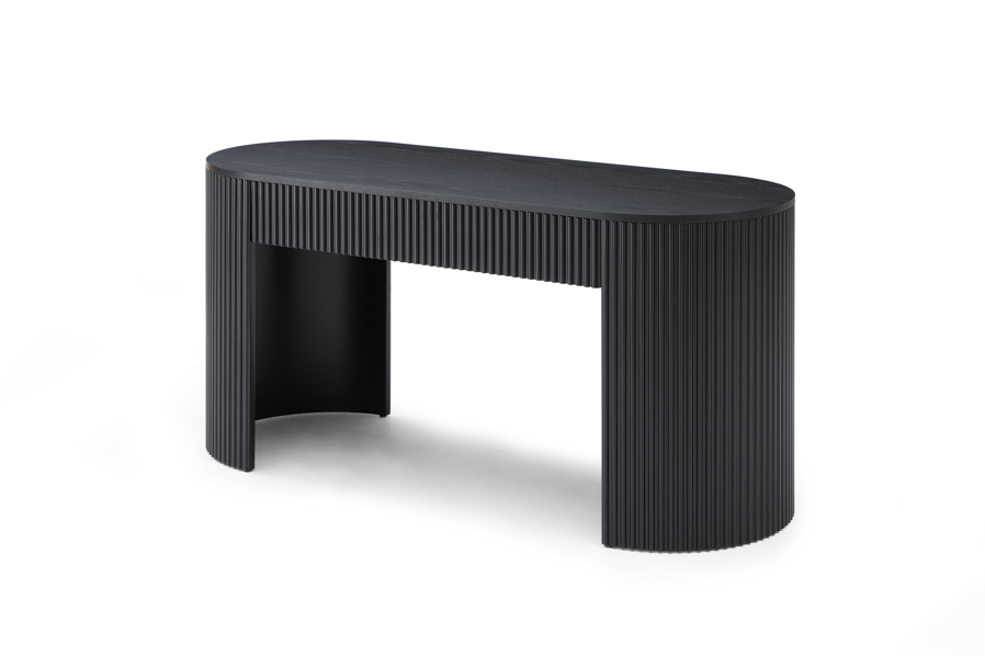Image of Lantine Desk - Black Oak