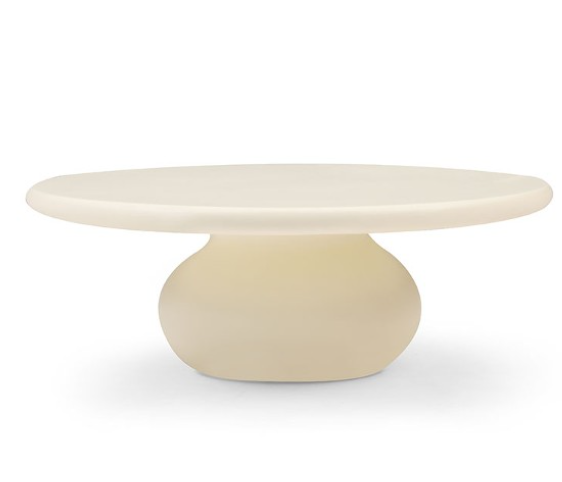 Image of Rolo Coffee Table - Matte Beige