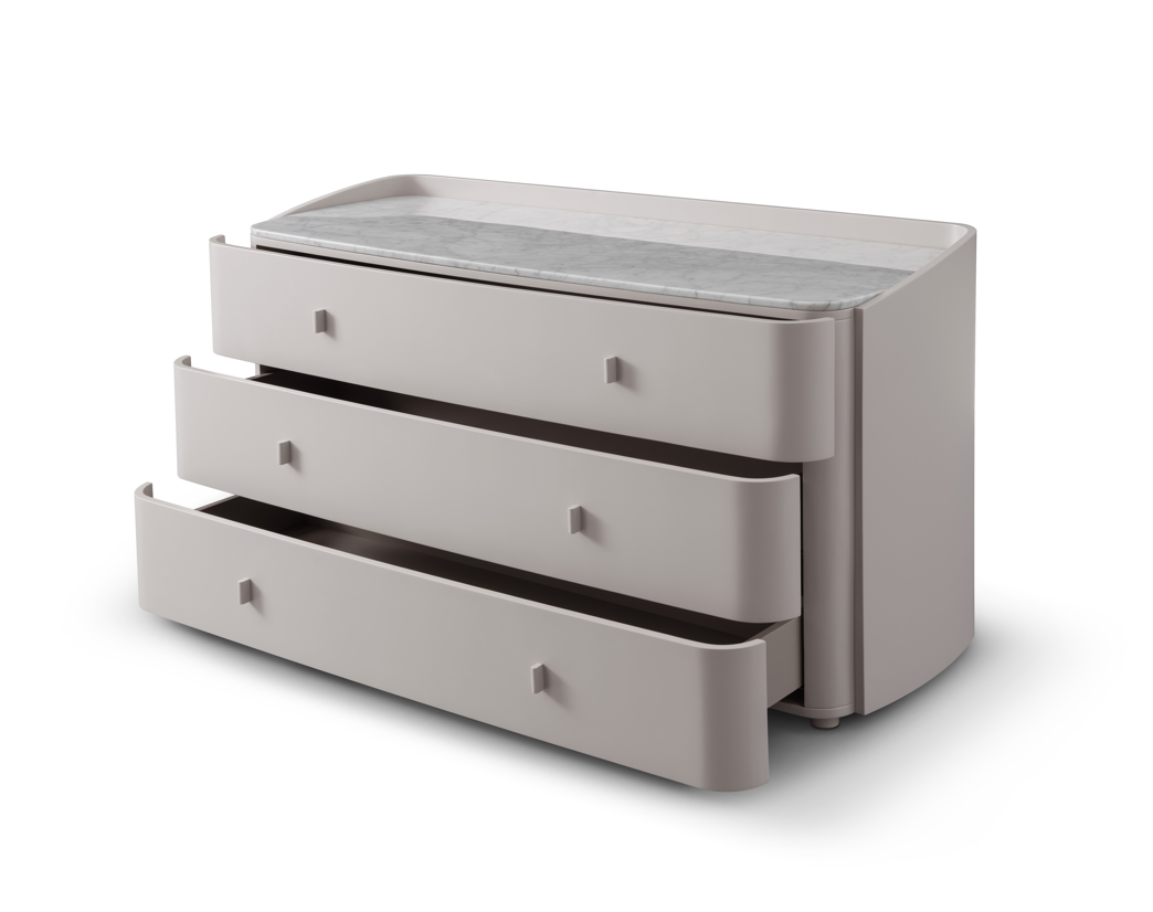 Image of Vertu Dresser - Matte Beige