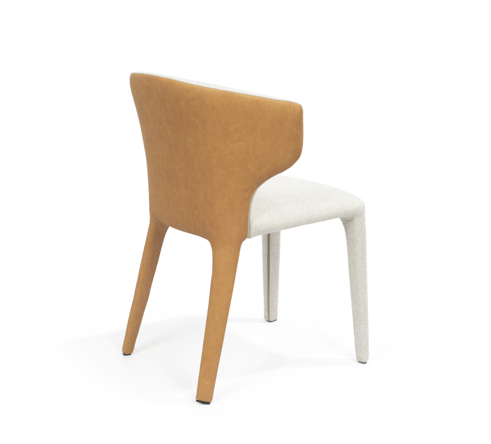 Image of Vela Dining Chair - Avery Cream & Honey