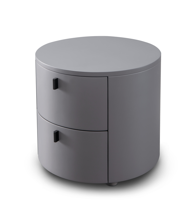 Image of Sims Bedside -  Matte Grey
