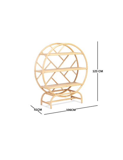 Medium Verona Natural Rattan Etagere