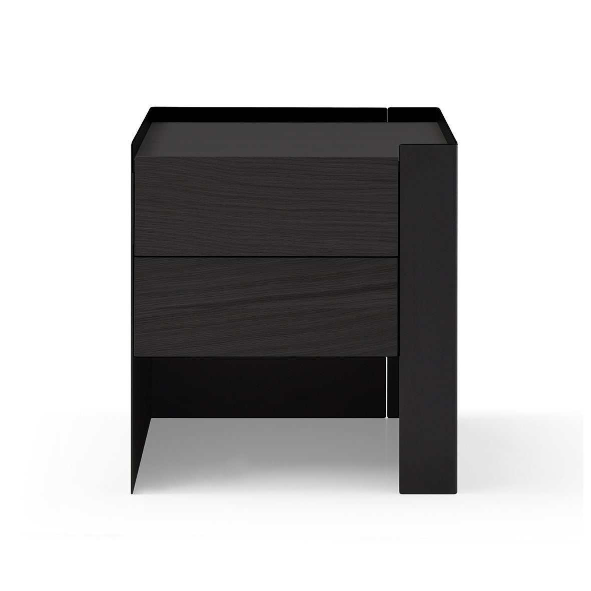 Image of Tunica Bedside Table - Black Oak - Pair