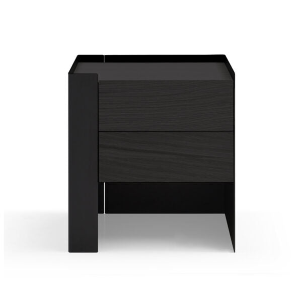Image of Tunica Bedside Table - Black Oak - Pair