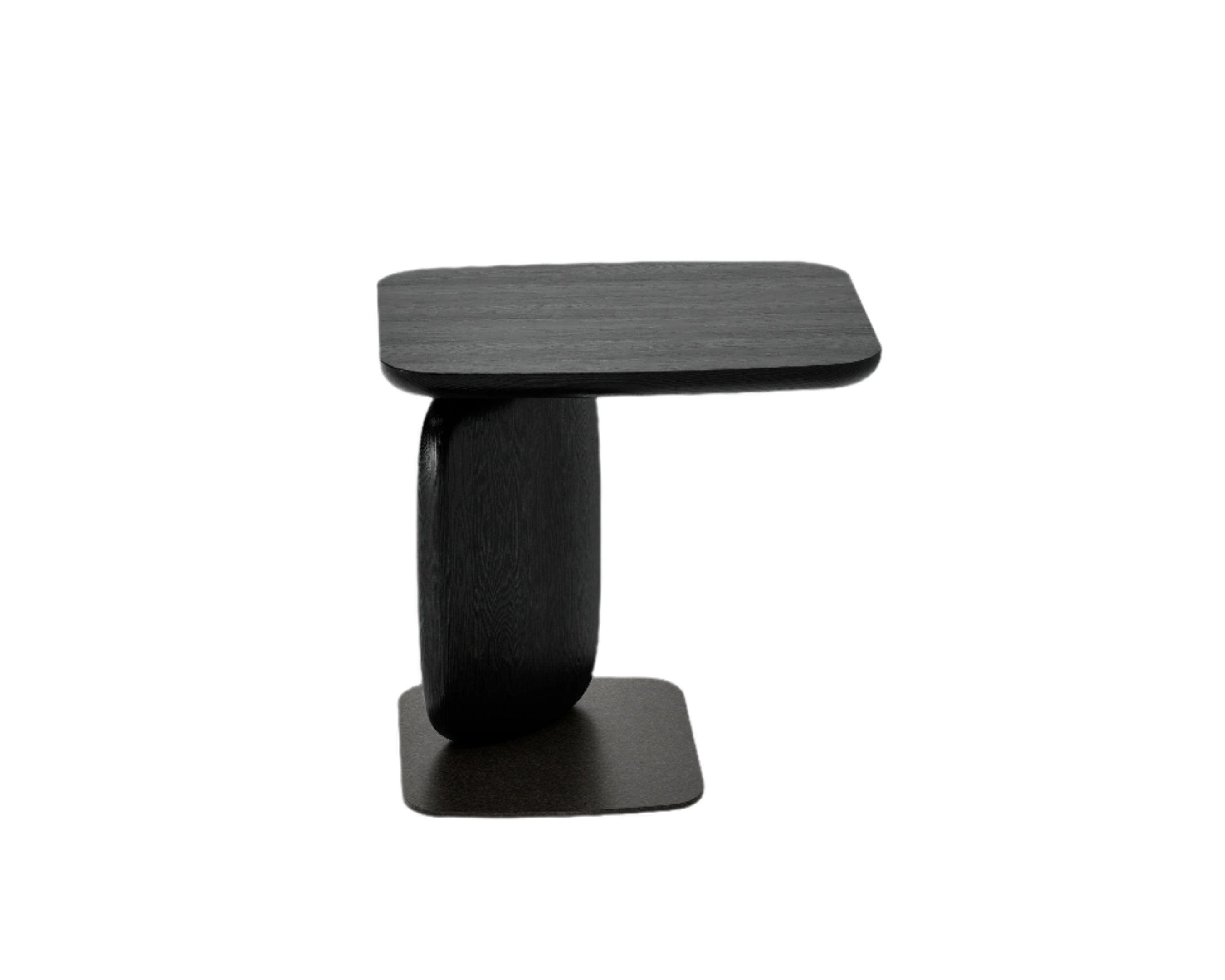Image of Underline Side Table - Black Oak