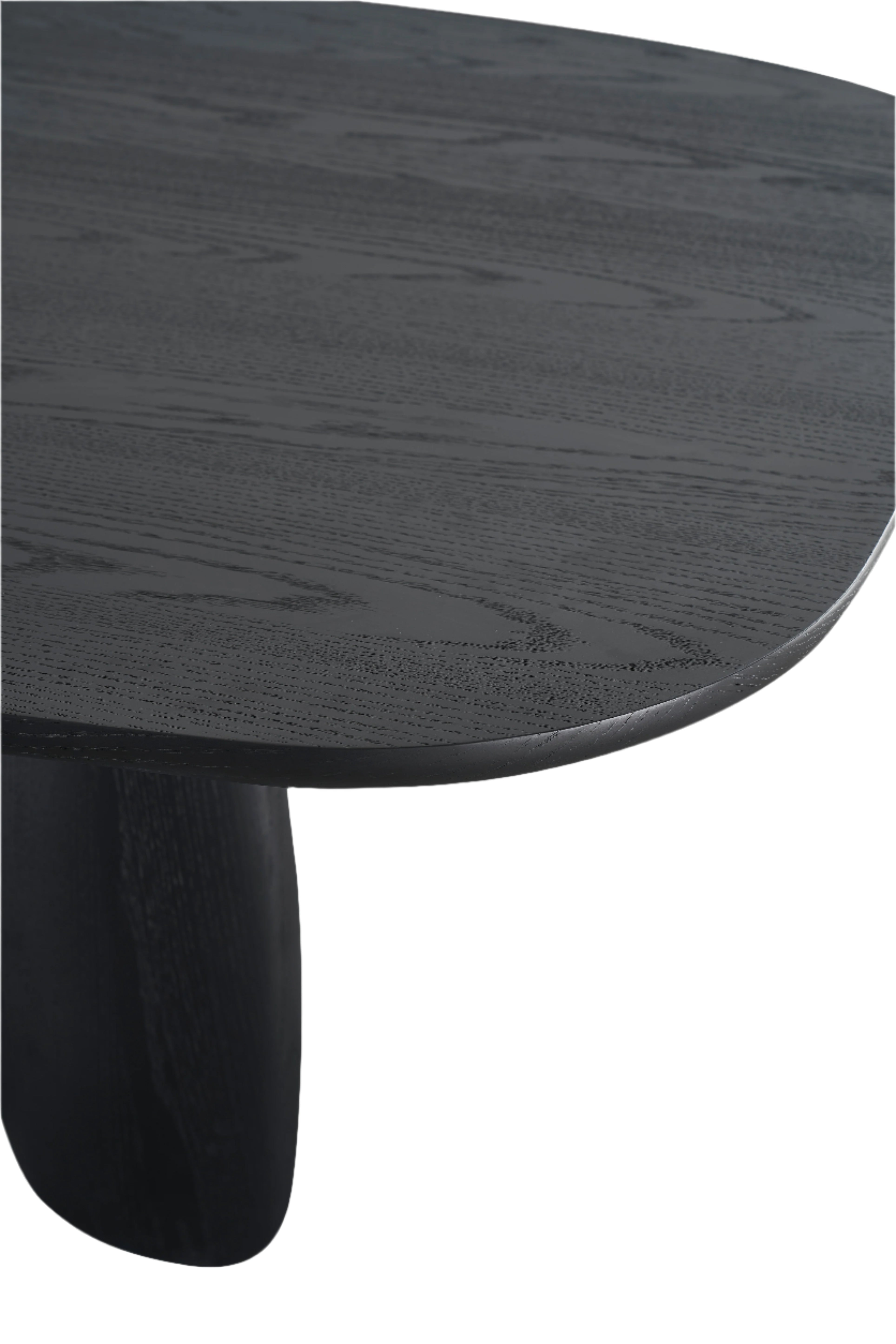 Image of Underline 280 Dining Table - Black Oak