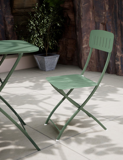 Venice 2 Seater Folding Bistro Set in Olive