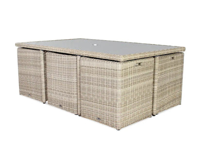 Wentworth 10 Seater Cube Dining Set