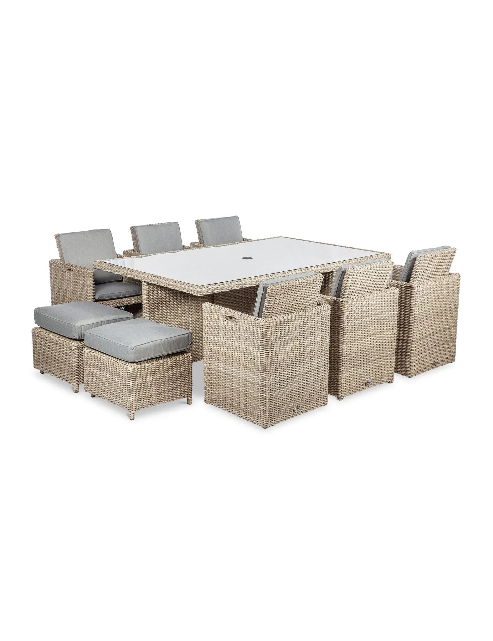 Wentworth 10 Seater Cube Dining Set