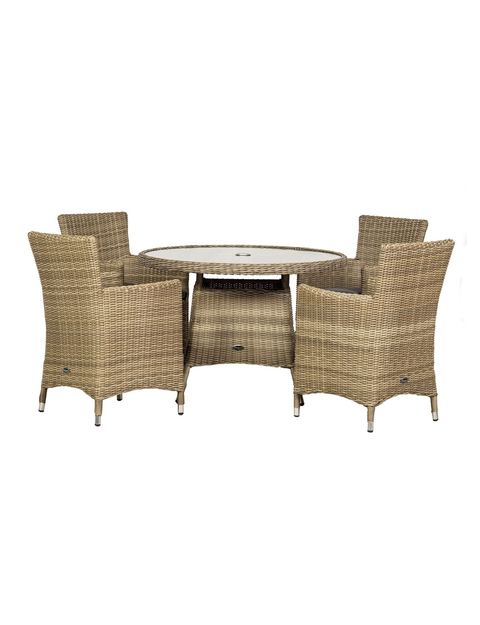 Image of Wentworth 4 Seater Carver Dining Set