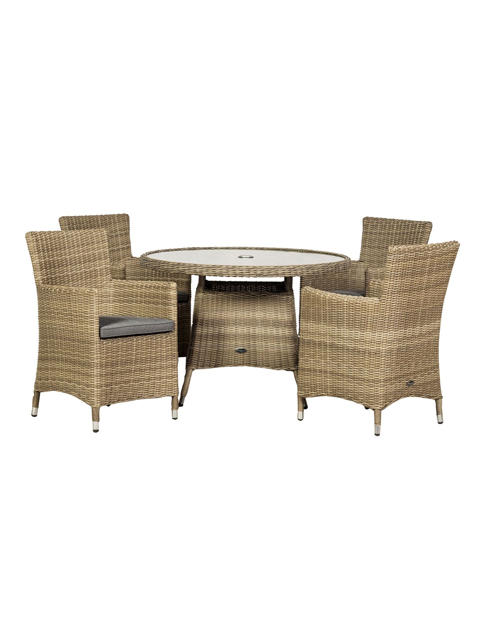 Image of Wentworth 4 Seater Carver Dining Set