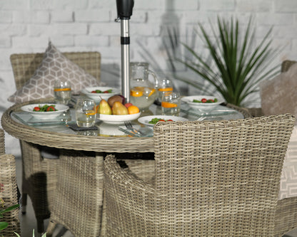 Wentworth 4 Seater Carver Dining Set