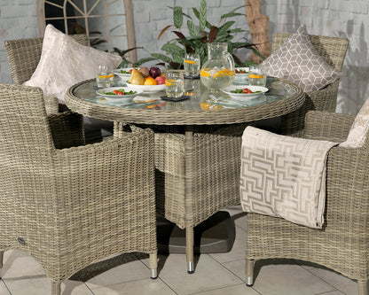 Wentworth 4 Seater Carver Dining Set