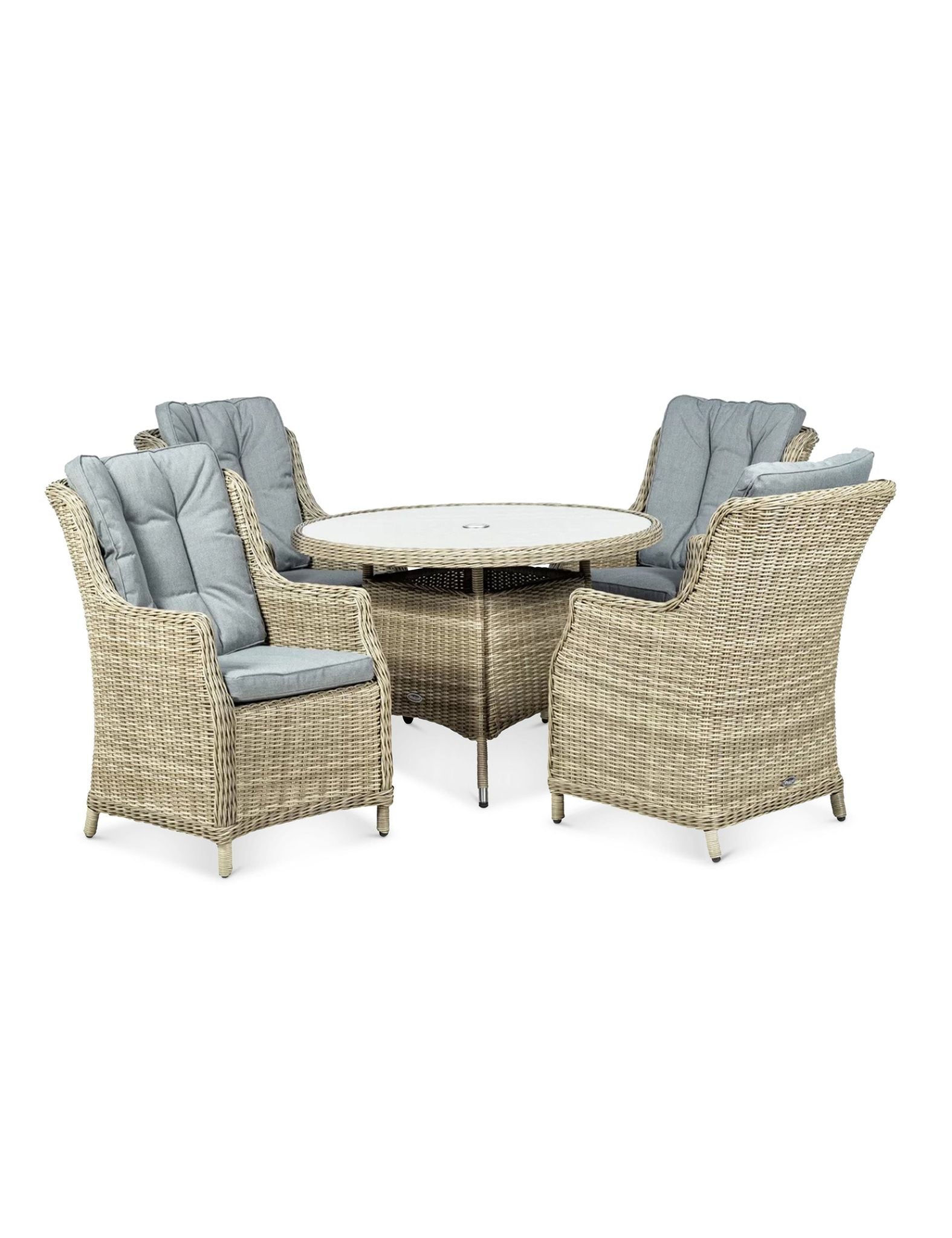 Image of Wentworth 4 Seater Comfort Dining Set