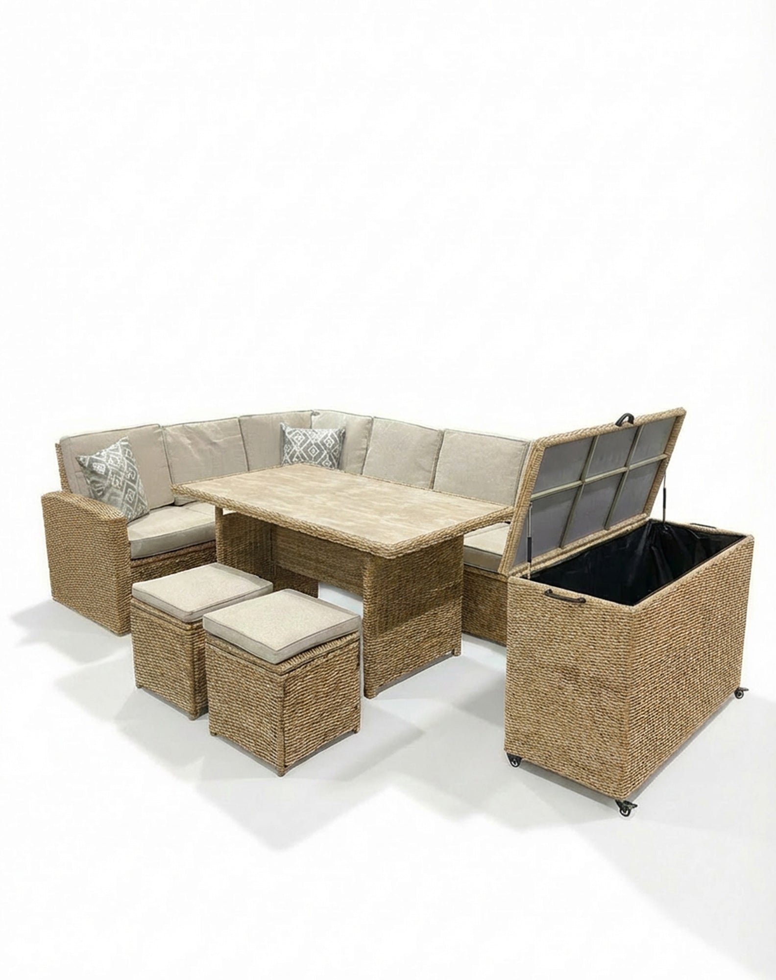 Image of Wentworth Corner Dining Set with Storage Box