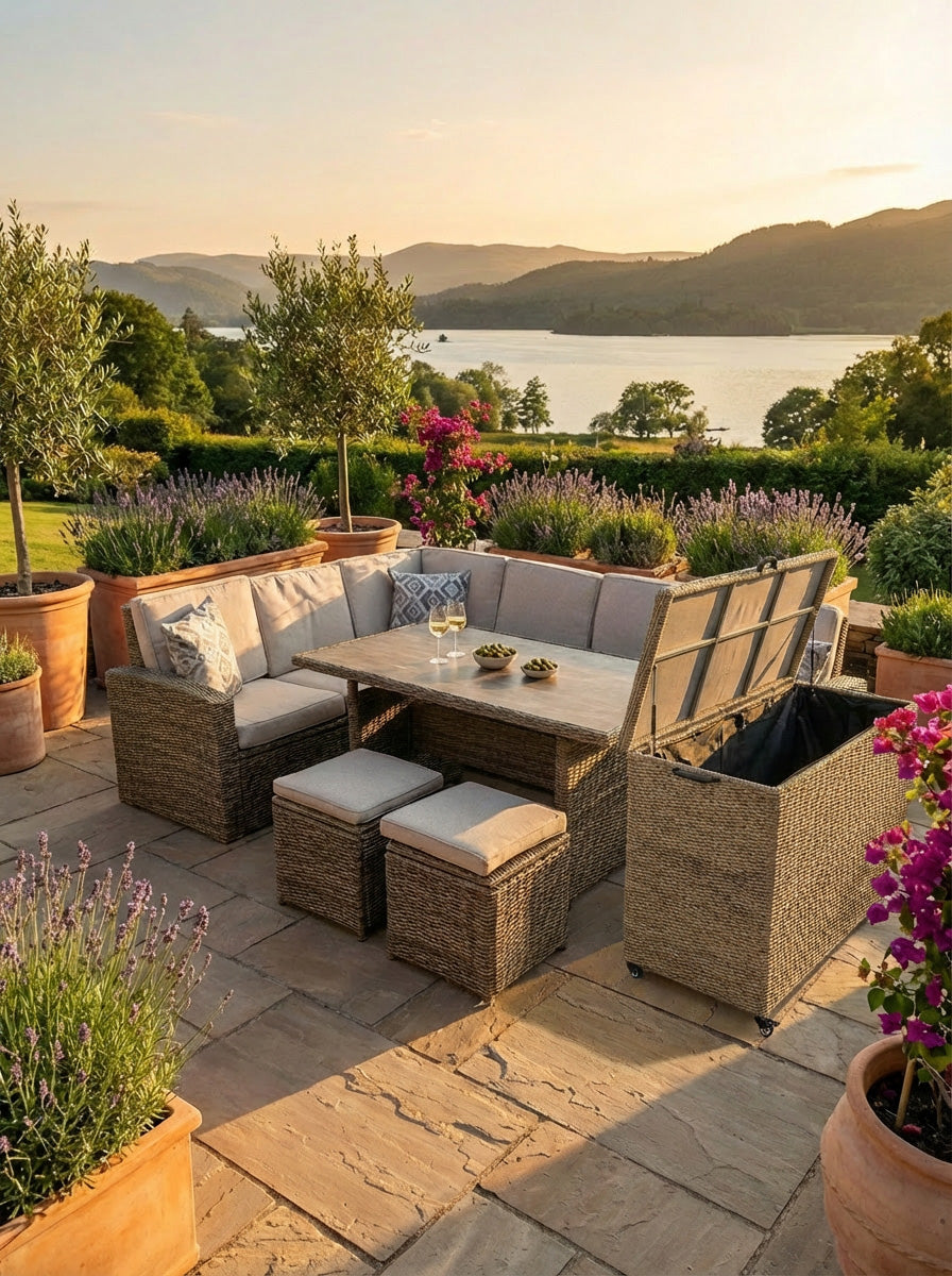 Image of Wentworth Corner Dining Set with Storage Box