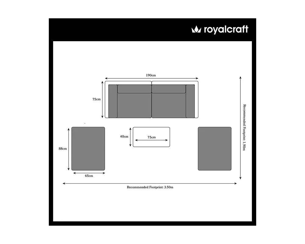 Image of Wentworth 2 Seater Multi Setting Relaxer Set