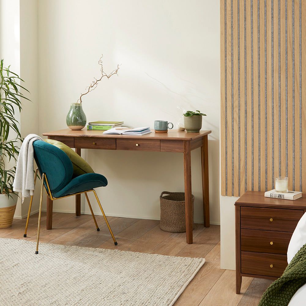 Image of Wright Walnut Desk and Dressing Table