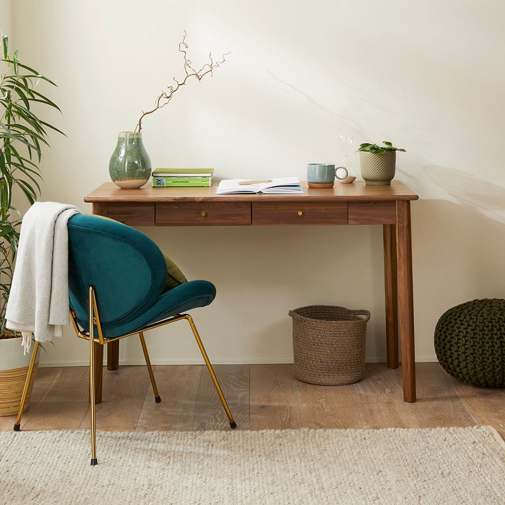 Image of Wright Walnut Desk and Dressing Table
