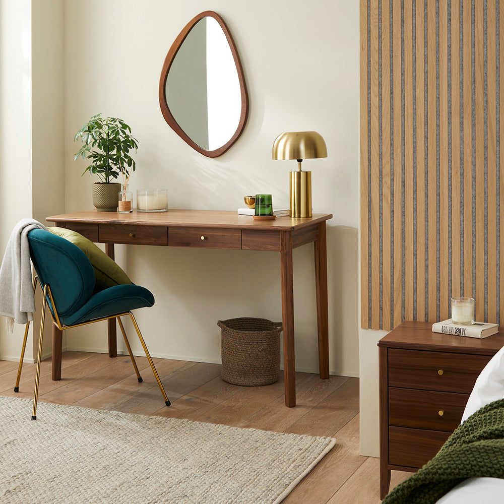 Image of Wright Walnut Desk and Dressing Table