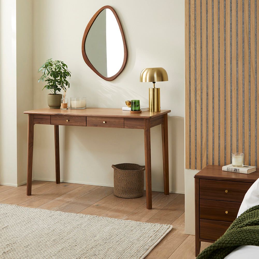 Image of Wright Walnut Desk and Dressing Table