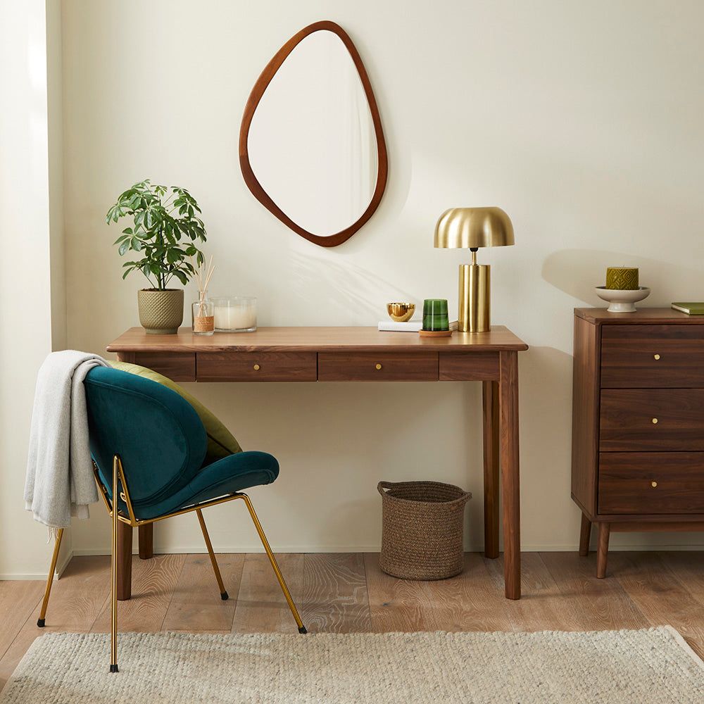 Image of Wright Walnut Desk and Dressing Table