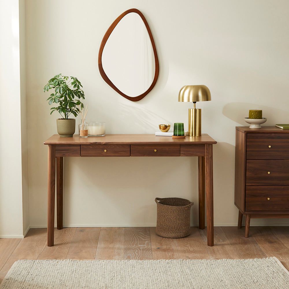 Image of Wright Walnut Desk and Dressing Table