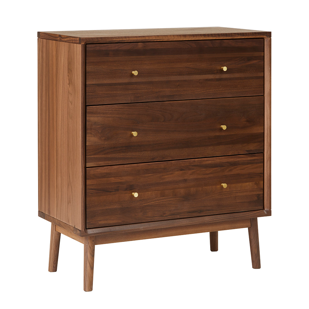 Image of Wright Walnut Chest of 3 Drawers