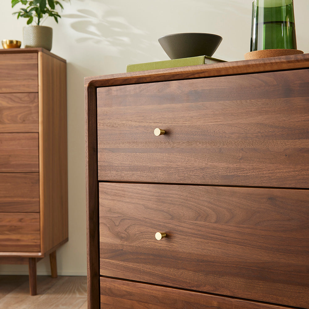 Image of Wright Walnut Chest of 3 Drawers