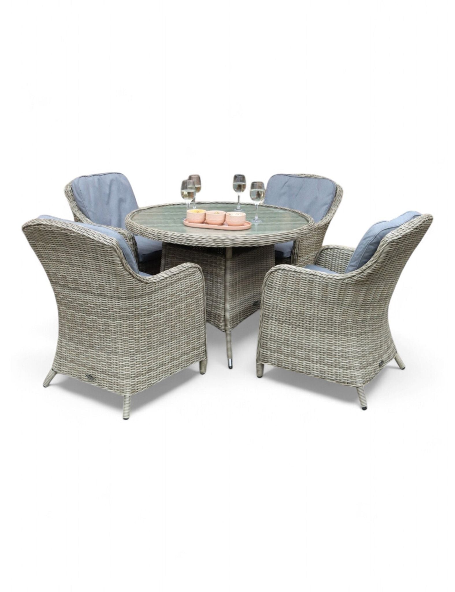 Image of Wentworth 4 Seater Imperial Dining Set