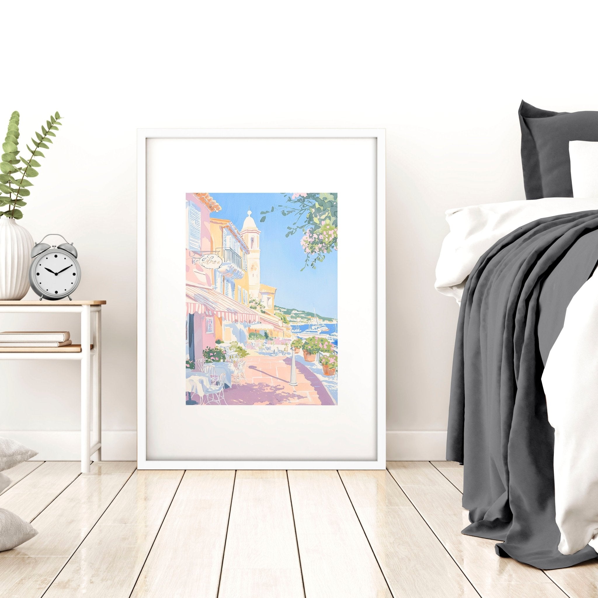 Image of Above The Bed Wall Decor | Set of 3 Beach Decor Wall art Prints