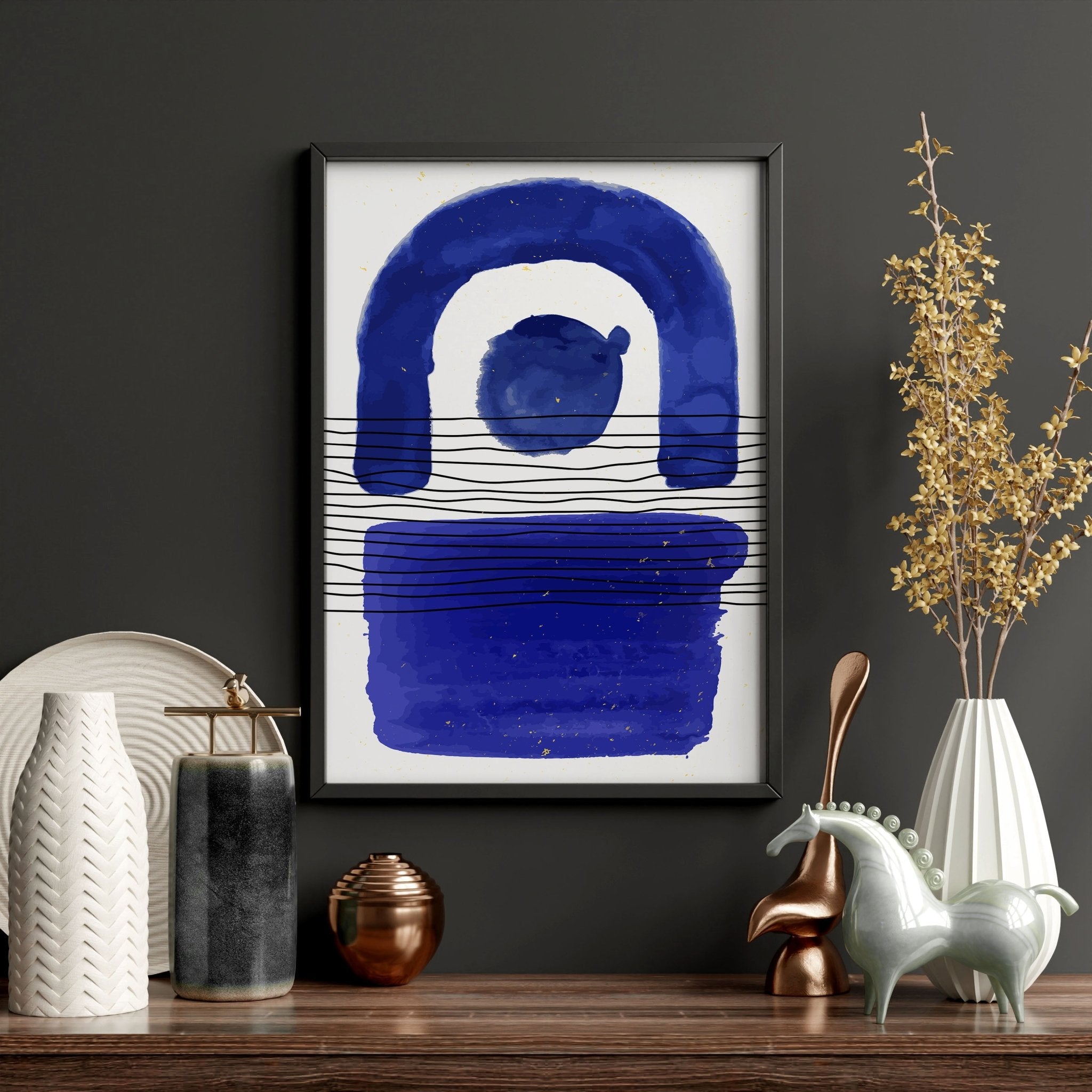 Image of Abstract Art Wall Art | Set of 3 Abstract Wall art Prints