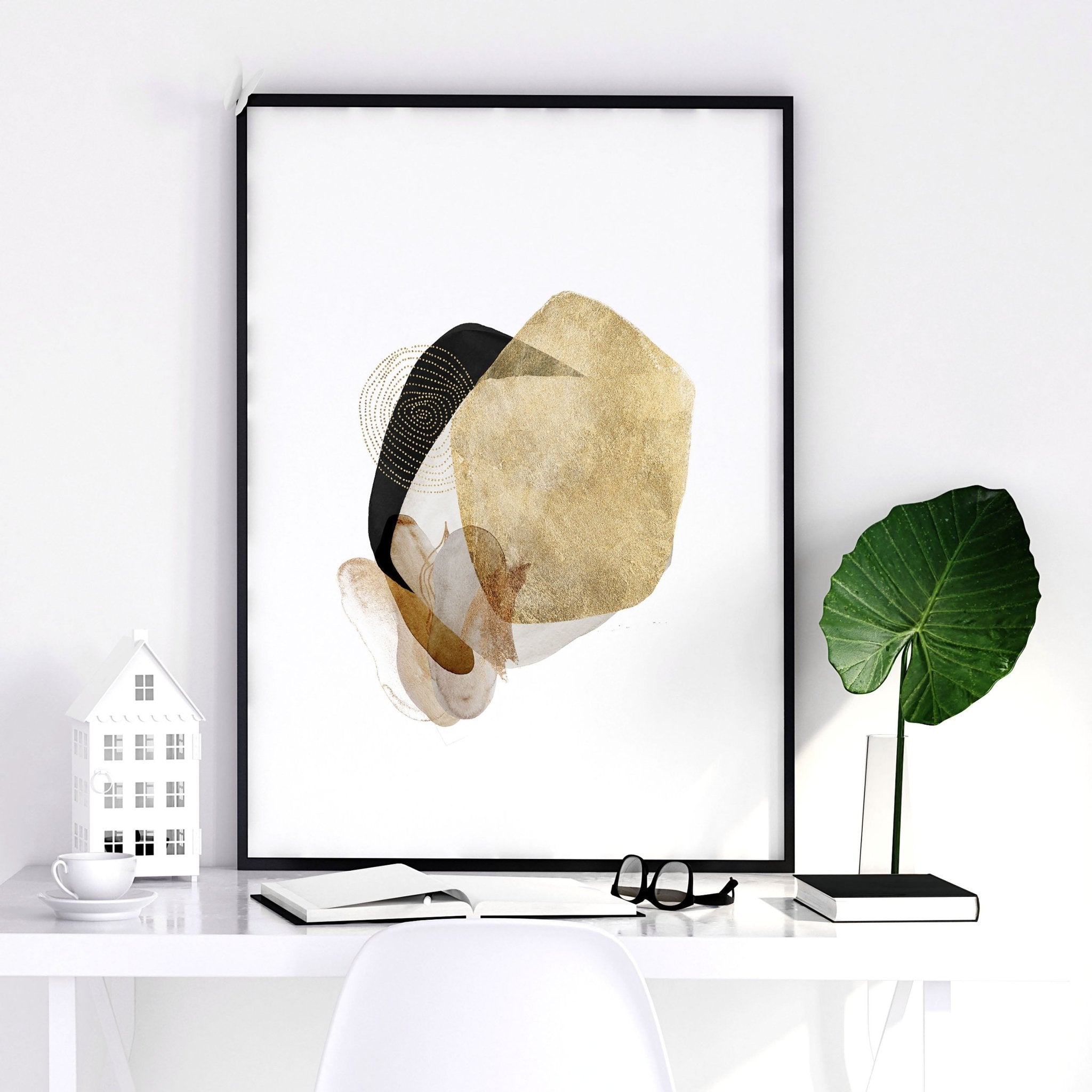 Image of Abstract wall art for office | set of 3 wall art prints