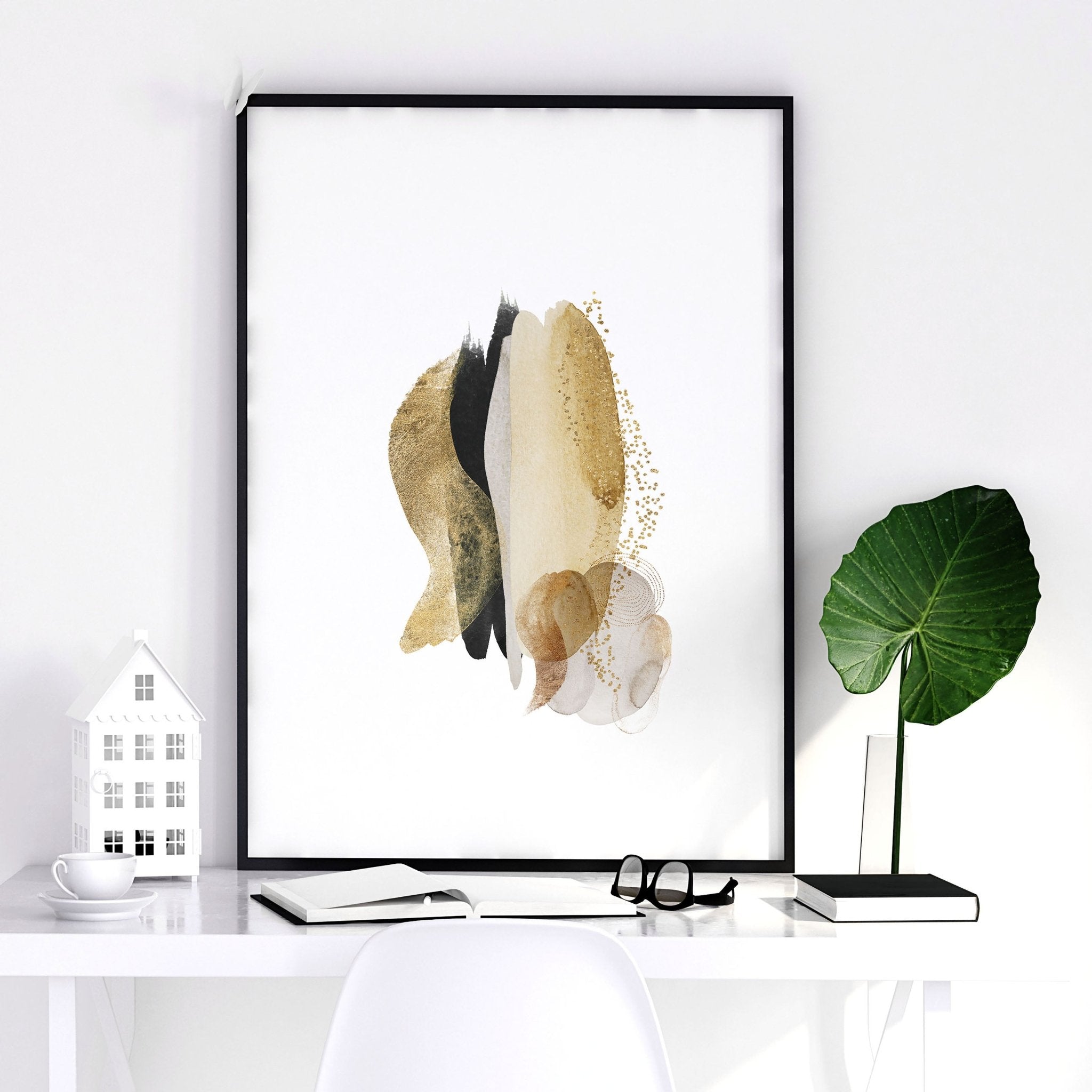 Image of Abstract wall art for office | set of 3 wall art prints