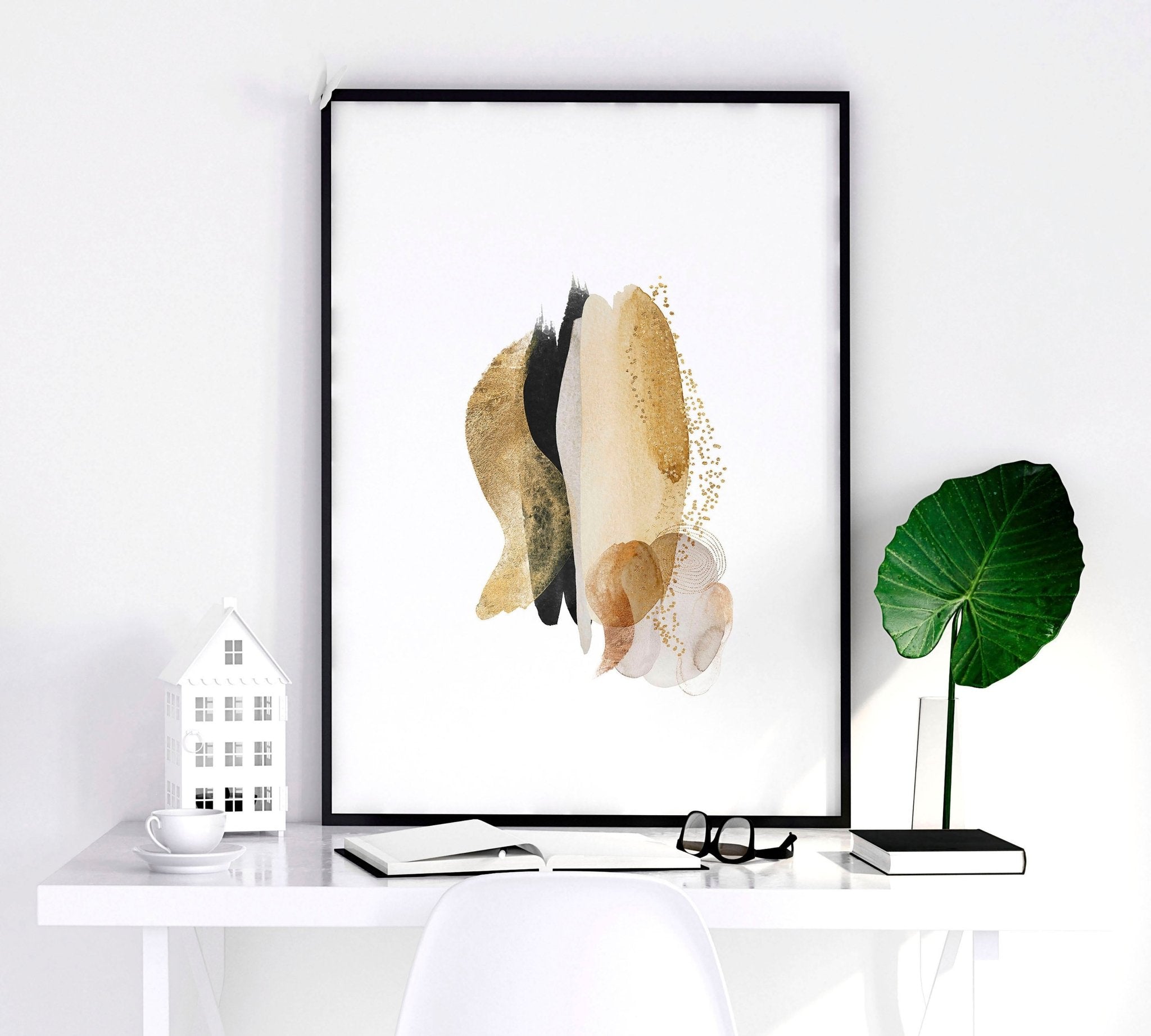 Image of Abstract prints | set of 3 wall art for living room
