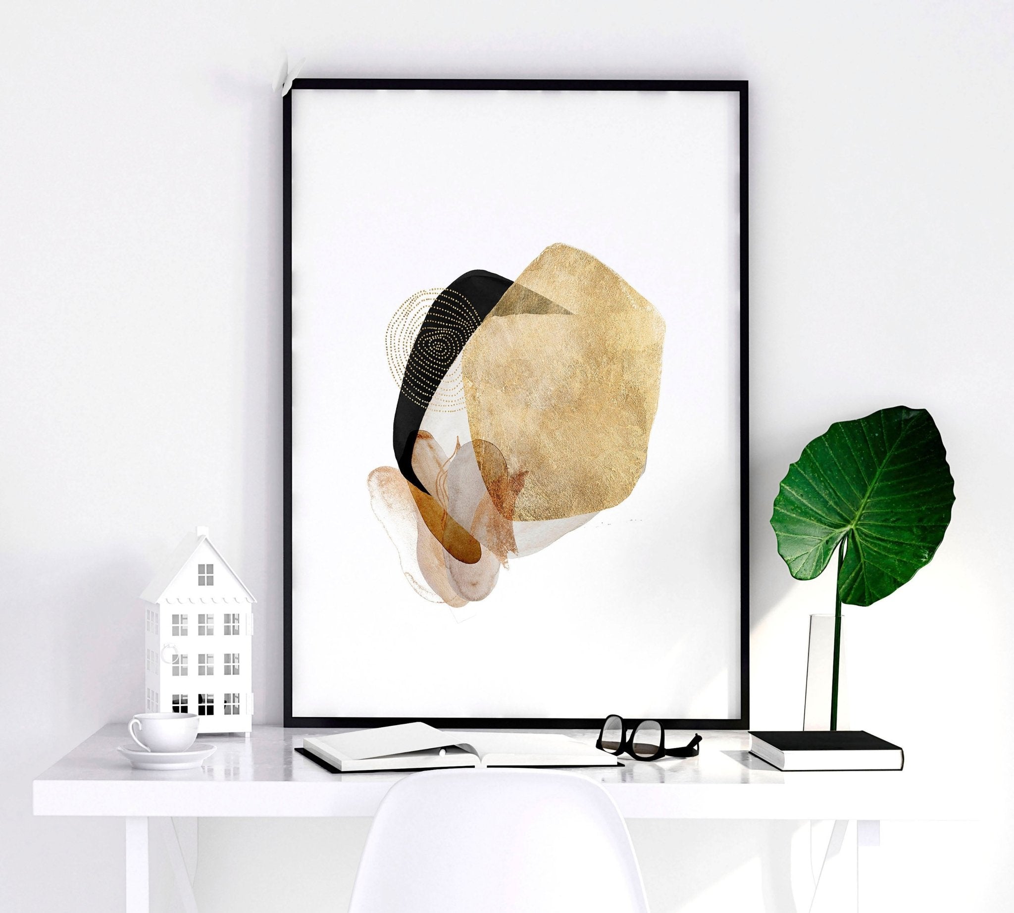 Image of Abstract prints | set of 3 wall art for living room