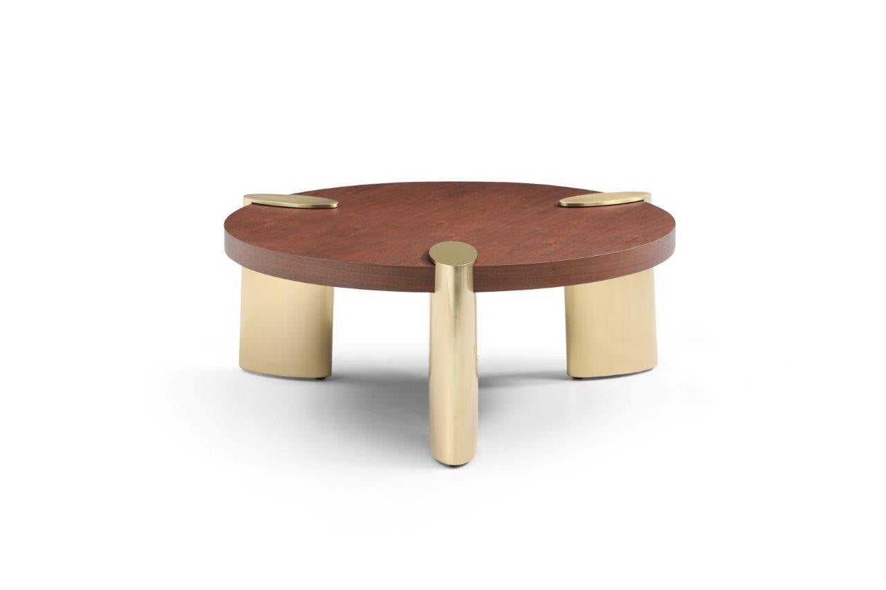 Image of Amara Coffee Table - Small - Dark Walnut