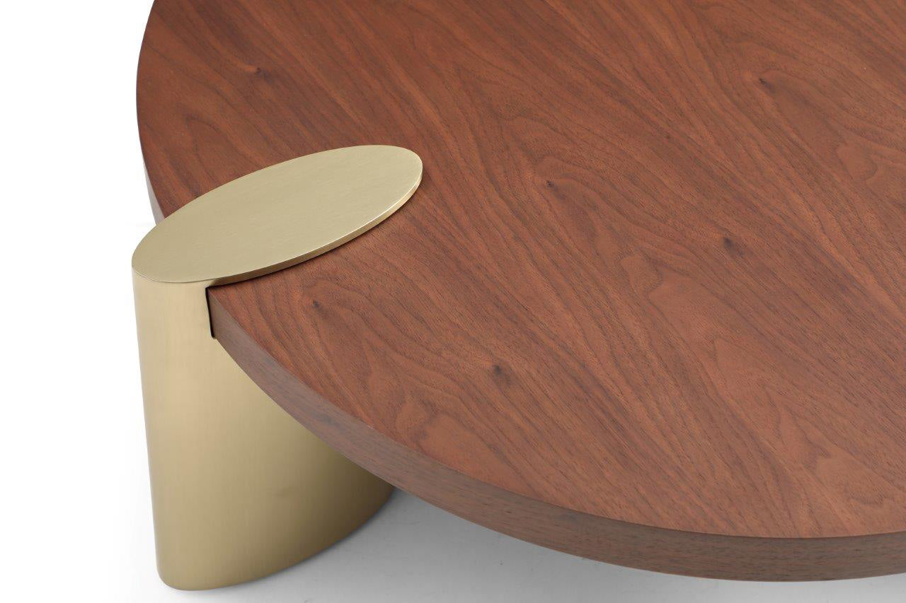 Image of Amara Coffee Table - Small - Dark Walnut