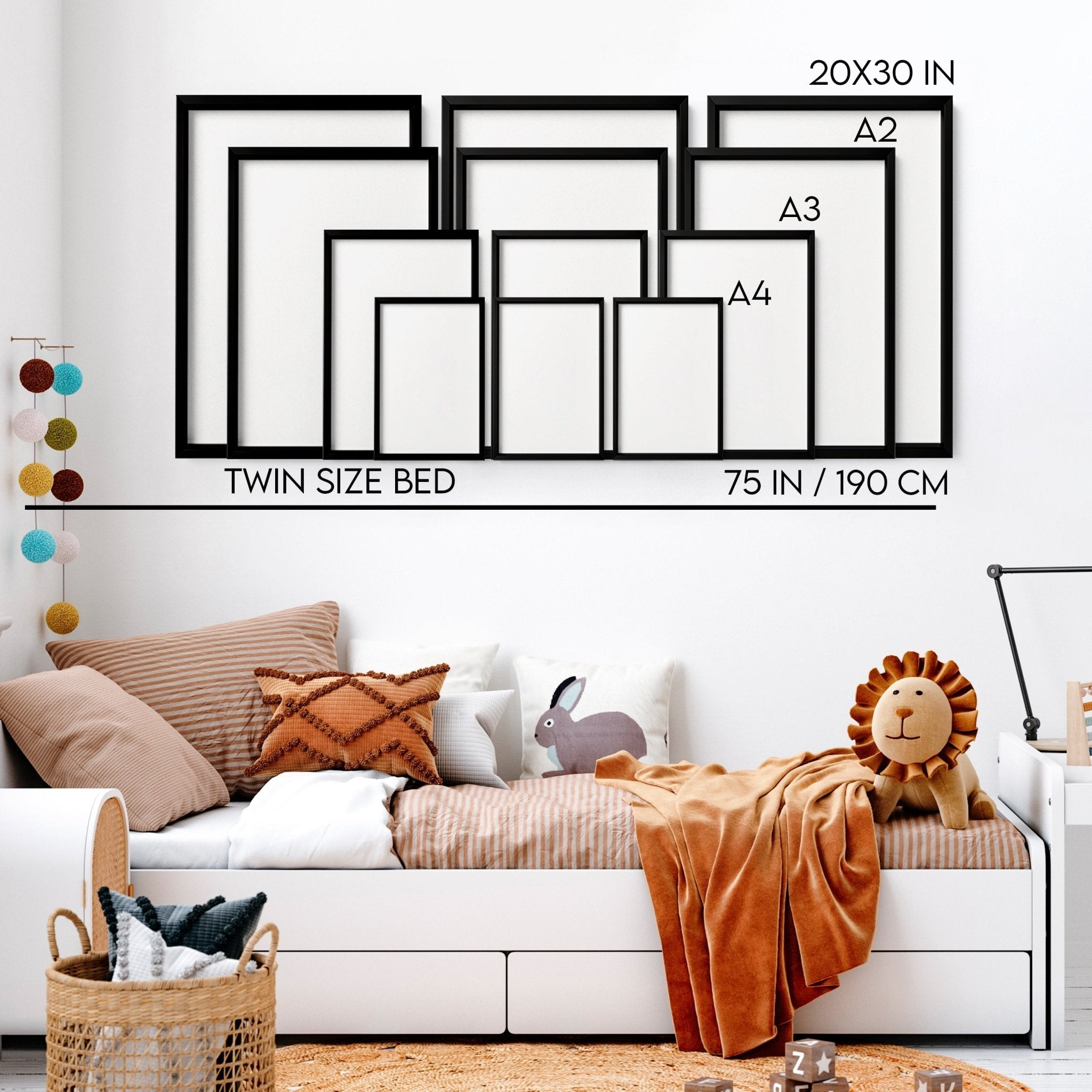 Image of Animal wall art for Nursery | set of 3 wall art prints