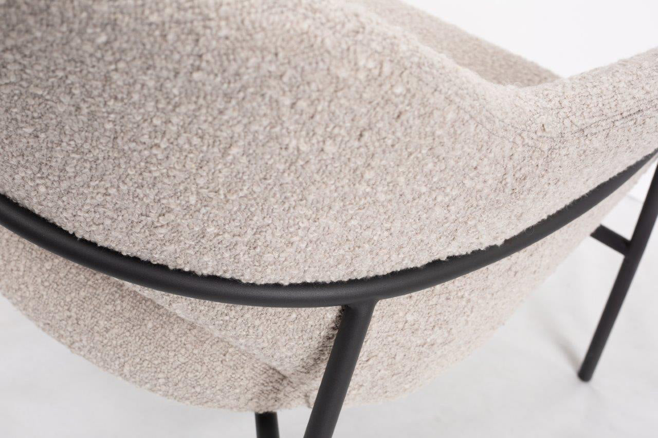 Image of Arteta Accent Chair - Steam Boucle