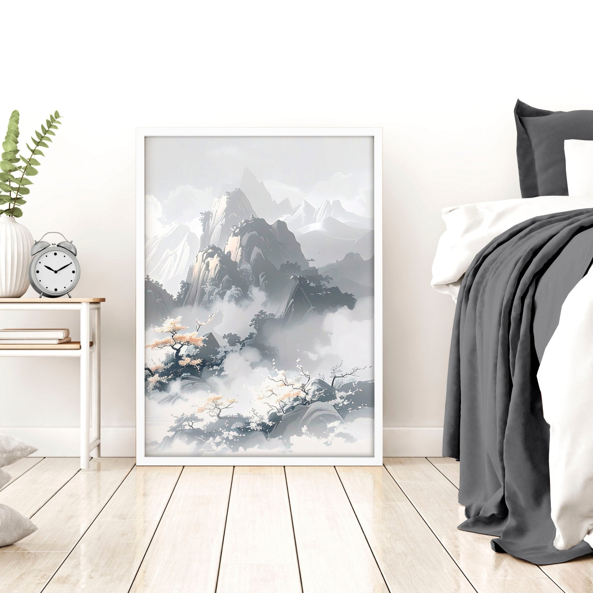 Image of Canvas Wall Prints | Set of 3 Asian Inspired Wall art Prints