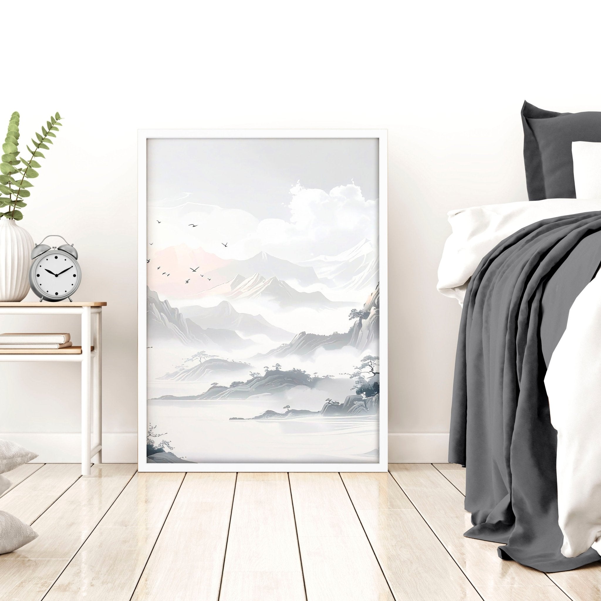 Image of Canvas Wall Prints | Set of 3 Asian Inspired Wall art Prints