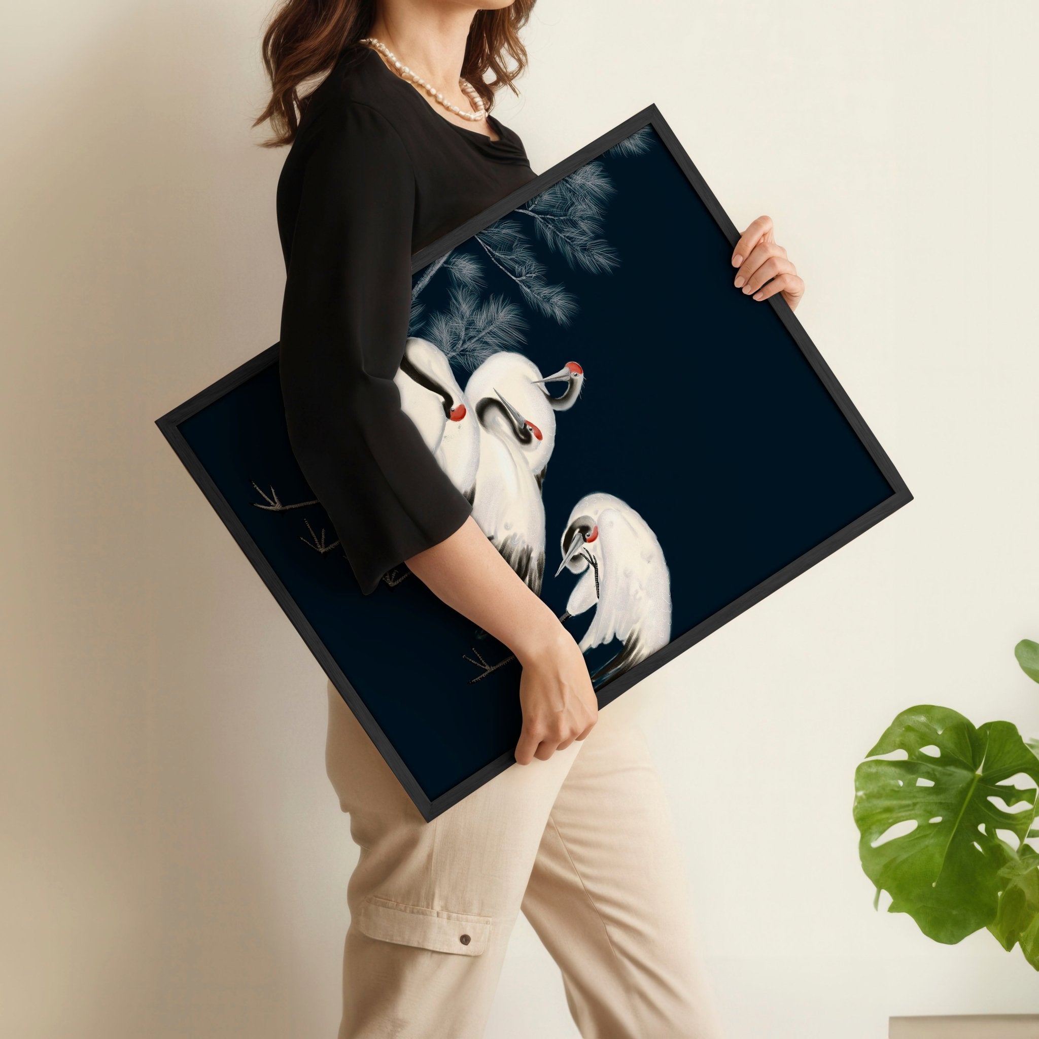 Image of Chinese Art Wall Decor | Set of 3 Asian Inspired Wall art Prints