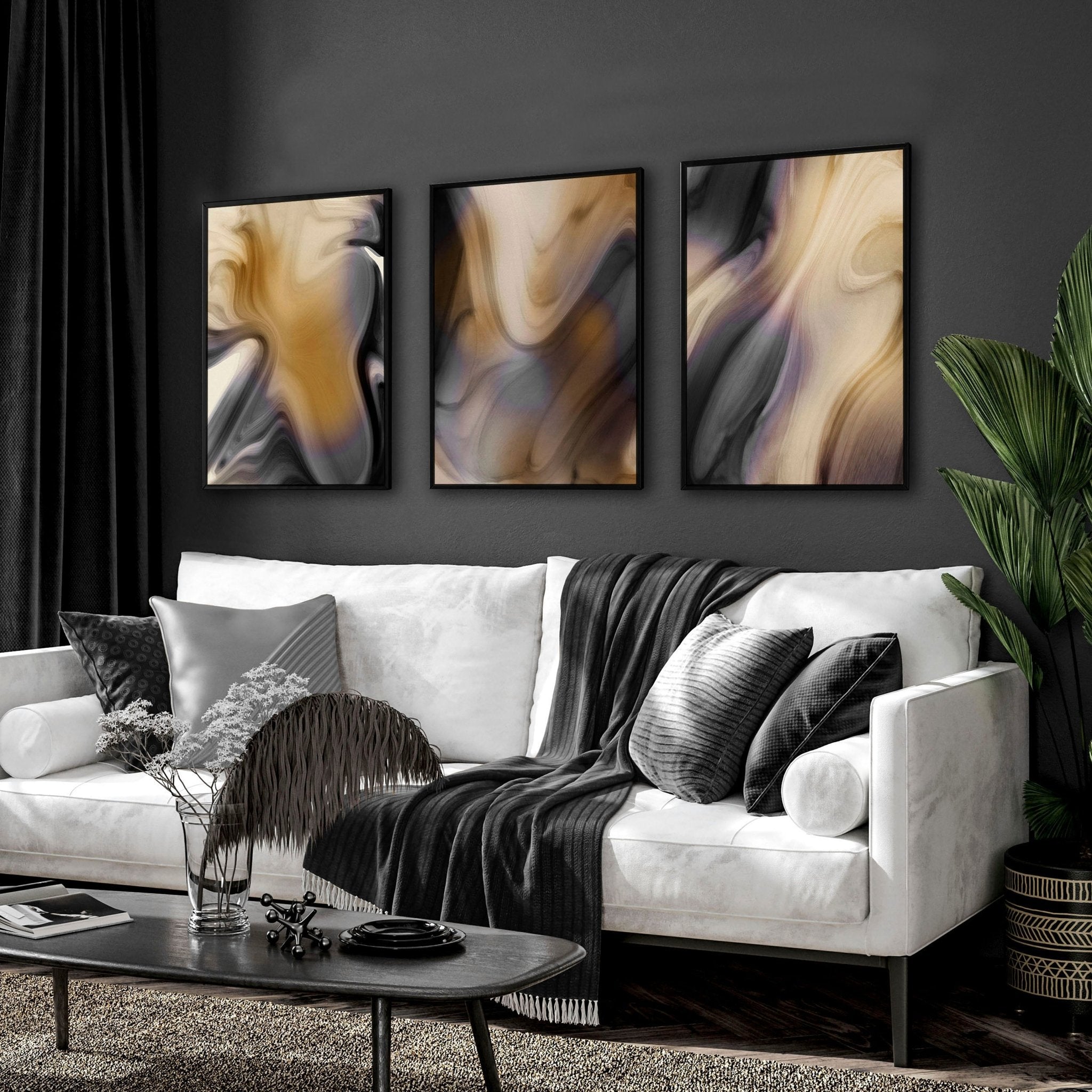Image of 3 Wall Art Set | Contemporary wall art prints